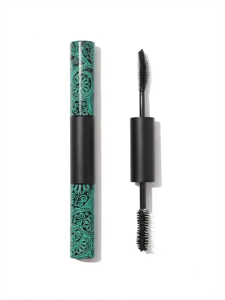 2 In 1 Black Volume and Length Waterproof Mascara Long Lasting Dual-Ended Tubing Eye Makeup