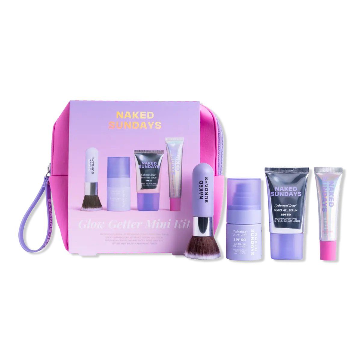 Naked Sundays Glowgetter Mini Spf 50 Heroes Kit