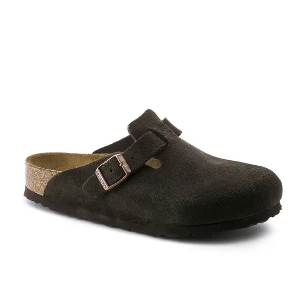 Birkenstock Men's Boston Soft Footbed Mocha Clog Birkenstock Men's Boston Soft Footbed Mocha Clog