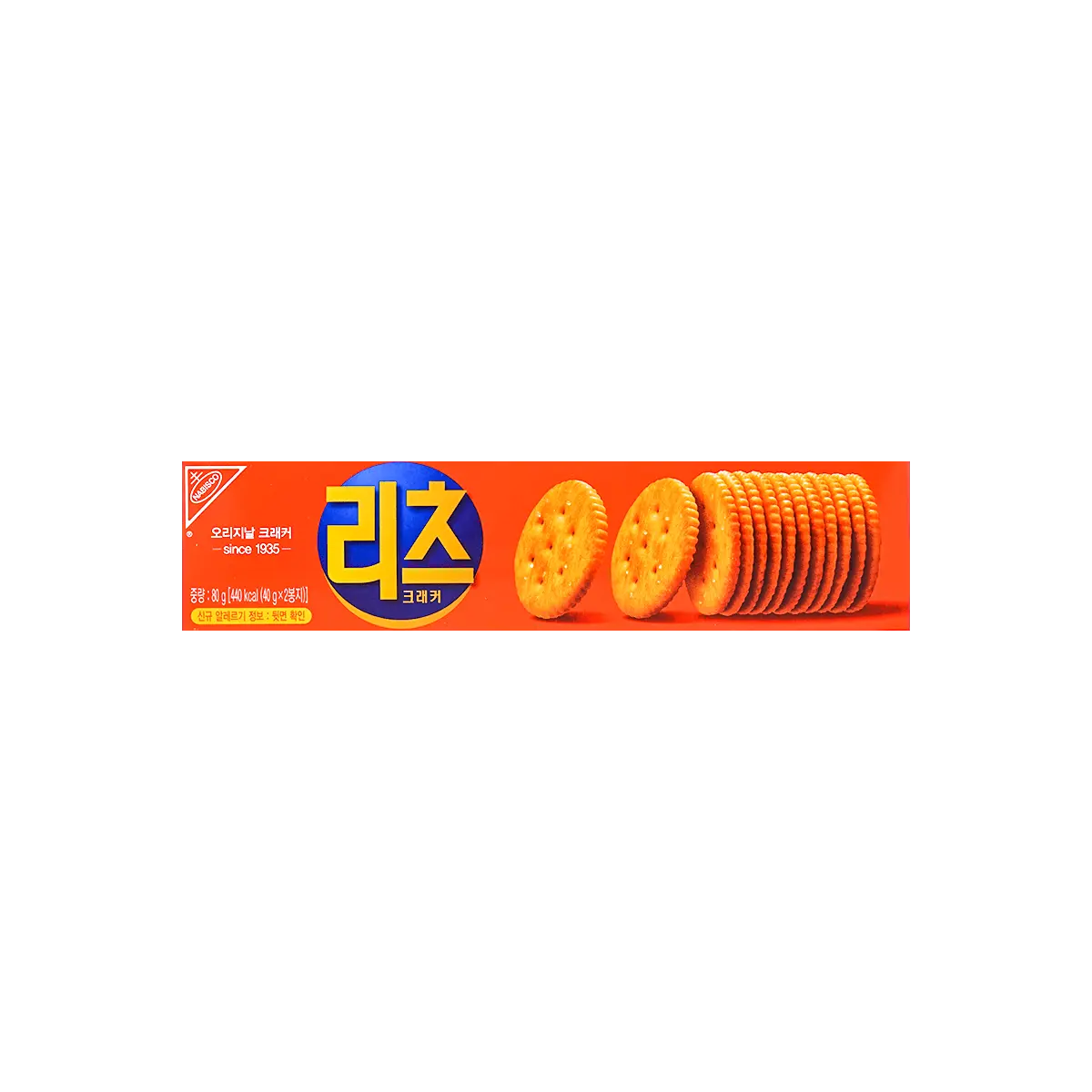 RITZ Korea Salty Cheese Crackers 80g - Crispy & Savory Snack for Korean Food Lovers