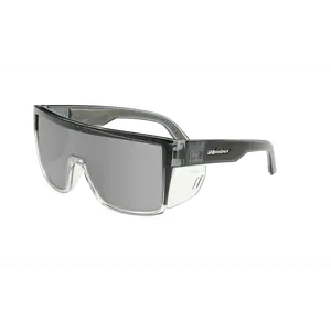 Bomber - Buzz Z87+ Polarized Two Tone / Silver Mirror Sunglasses