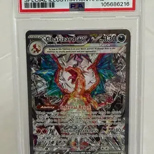 PSA 9 Charizard ex #223 SIR Obsidian Flames Pokémon Card Slab