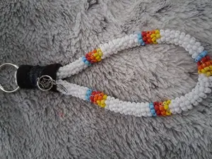 Handmade Beaded Keychain