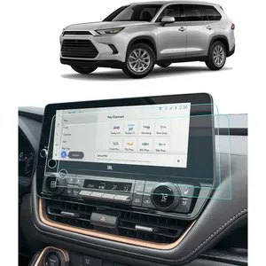 BIXUAN 2 Pack Screen Protector for 2024 Toyota Grand Highlander Hybrid XLE/Limited/Platinum Accessories Navigation 12.3 Inch Touch Screen Nano Film Anti-Fingerprint Scratch-Resistant
