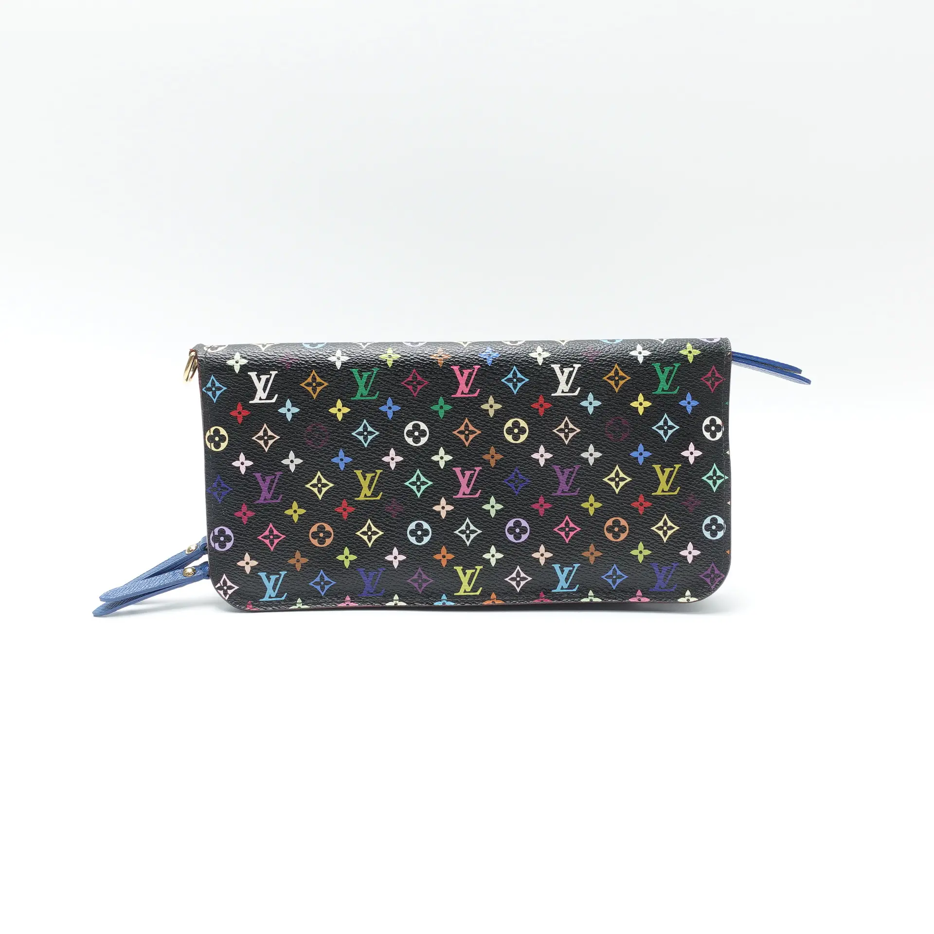 Pre-owned Louis Vuitton Black Multicolor Canvas Small Leather Goods Insolite Wallet T10444389