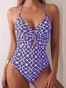 Women's Sexy Tie-Up One-Piece Bikini Swimsuit, Sleeveless Swimsuits, Stylish for Beach & Pool, Comfortable and Flattering Design