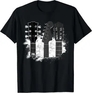 Guitar Player Gifts Rock n Roll Musician Festival Music T-Shirt