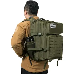 U.S. Brave™ Flag Carry-All Expedition Backpack, Durable Functional Luggage for Outdoor Adventures