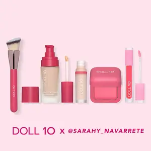 DOLL 10 X @SARAHY_NAVARRETE Bundle | Mushroom Foundation, Concealer, Blush, and Lip