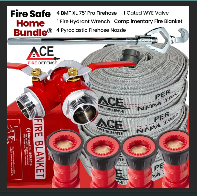 Ace Fire Defense 4-Pack Fire Safe Home Pro Bundle® — Complete Wildfire Defense Kit