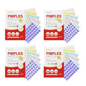 Acne Cover Patch, Acne Pimple Patch, 4 Boxes Hydrocolloid Acne Patches, Invisible Acne Cover Sticker, Skin Care Products for Women & Men, Treatment, Blemish Relief Care