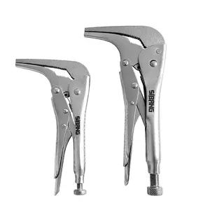 1pc Bent Pliers Heavy Duty Quick Release Spring Clamp, Strong Holding Power, Smooth Handle, Ideal for Industrial Fixing, Woodworking, Home Repair