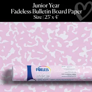 Junior Year – Pink Composition Notebook Bulletin Board Paper 25ft. | Schoolgirl Style x Fadeless®