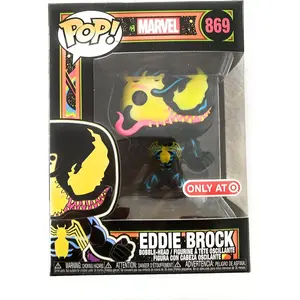 Funko Pop! Marvel Target Exclusive Eddie Brock Venom Black Light