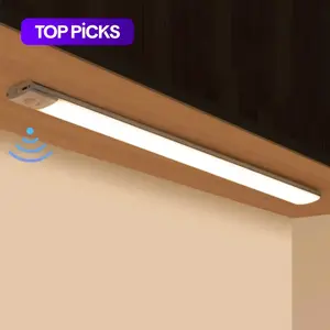 LED Motion Sensor Cabinet Light, Under-Cabinet Closet Light, Waterproof LED Strip Light for Kitchen, Bathroom, Stairway and Garage, Wall-Mounted LED Home Essential, Home Decor Lighting, Interior Led Lights, Multifunctional Ambient Lights, Atmosphere Light