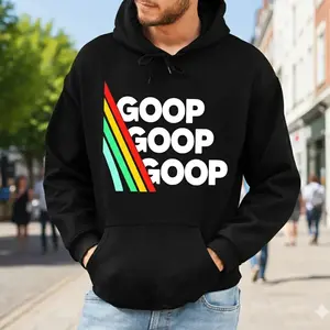 Burnt Peanut GOOP GOOP GOOP Meme Hoodie, Funny Viral Streetwear Graphic Hoodie, Whimsical Humor Sweatshirt, Unisex Casual Meme Hoodie for Men and Women, Trendy Internet Meme Gift