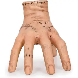 Hand Scary Realistic Fake Hand Gothic Prop Spooky Home Decor Halloween Bloody Decoration Merlina Brithday Party Supplies