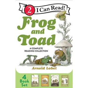 Frog and Toad: A Complete Reading Collection: A Box Set of all 4 Books From the Classic Animal Friendship and Adventure Series, Great for Growing Reading Skills and Early Literacy Development for Kids [ages 4-8] (I Can Read Level 2) by Arnold Lobel||Arno