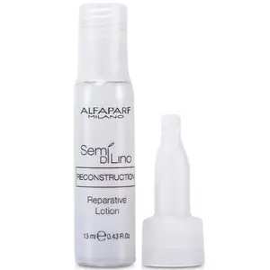 Semi Di Lino Reparative Lotion, Reconstruction Haircare Treatment for Strengthening Damaged and Brittle Hair, 0.43 oz