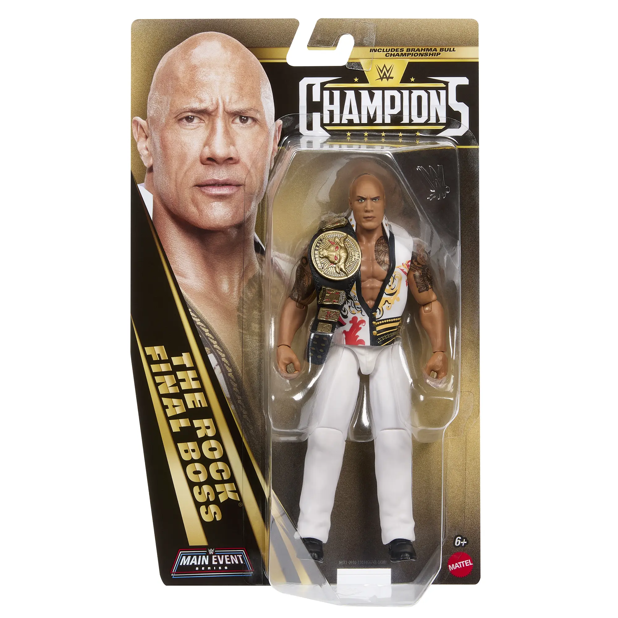 The Rock (Final Boss) - WWE Main Event Champions 7 Mattel WWE Toy Wrestling Action Figure