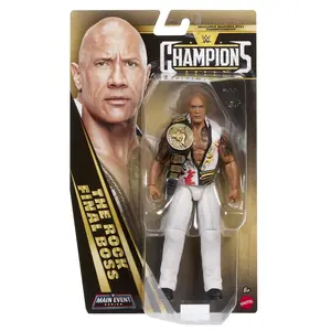 The Rock (Final Boss) - WWE Main Event Champions 7 Mattel WWE Toy Wrestling Action Figure
