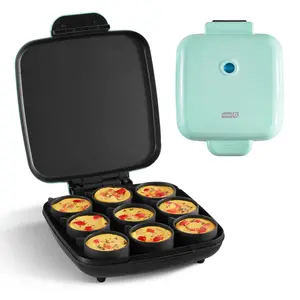 Family Size Egg Bite Maker - Sous Vide Style Family Size Egg Bite Maker for Breakfast Bites, Sandwiches, Healthy Snacks or Desserts, Keto & Paleo Friendly (9 Servings)