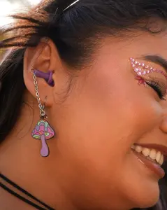 Mycelium Detachable Earplug Earrings