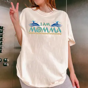I Am Momma Comfort Colors Shirt, Moana Mom T-Shirt, Mothers Day Shirt, Momma Sweatshirt, Summer Mama Tee, Hei Hei Mom, Gift for Her