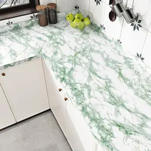 Marble Wallpaper Kitchen Worktop Covering, Self-Adhesive Vinyl Wrap, Washable Bathroom Wallpapers, Stick-On Plastic Film
