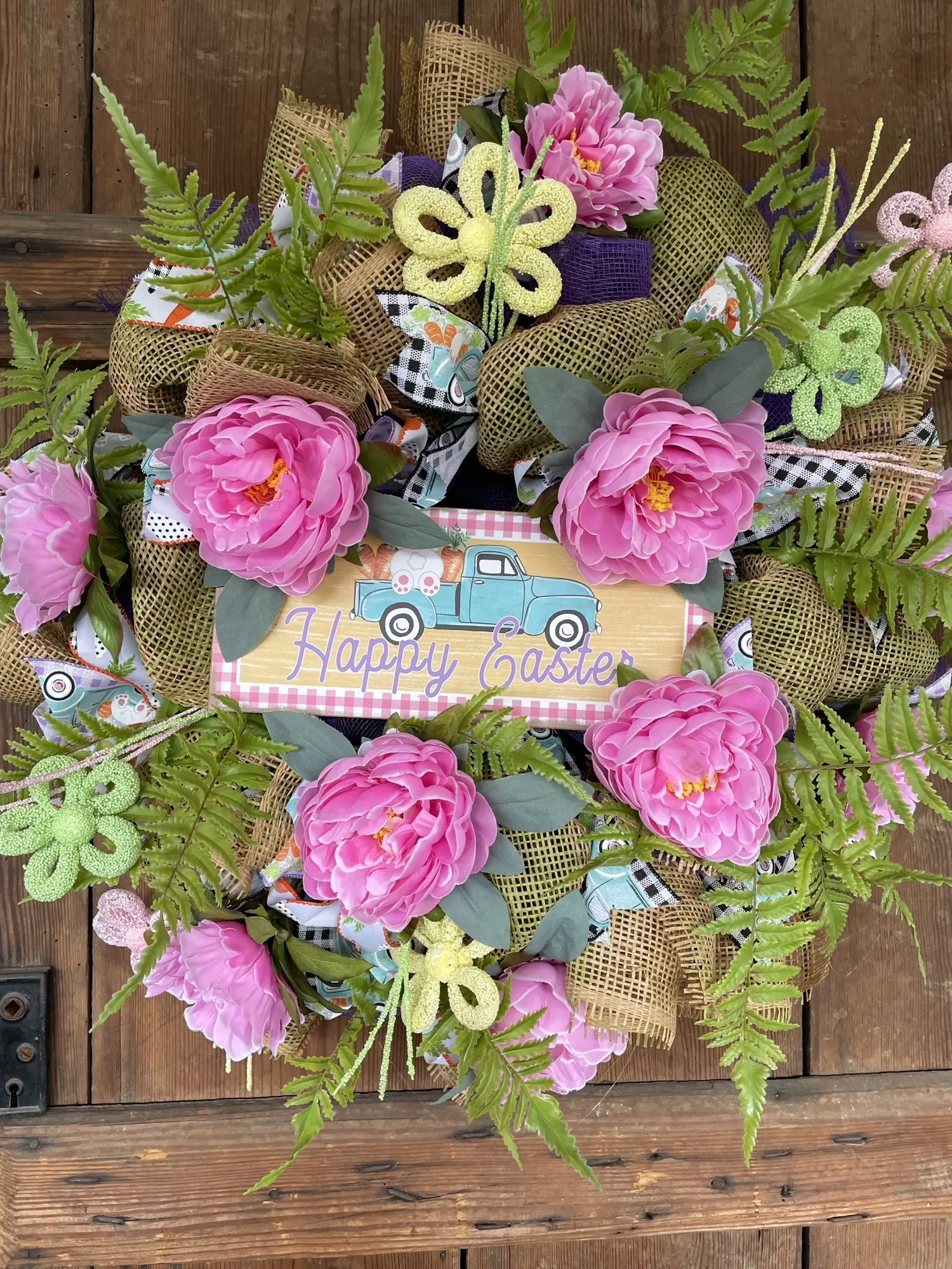 Happy Easter Wreath