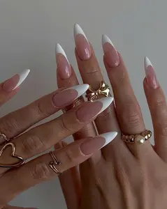 French Tip Nails / Custom Press On Nails / Handmade Press On Nails