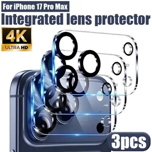 3pcs Camera Lens Protector For iPhone 17 Air/17 Pro Max/17/16/15/14/13/12/11/Pro/Pro Max/Plus/Mini/16e,Protective Full Coverage,9H Hardness,Scratch&Impact Resistant,Precise Fit Lens Protection,Easy to Install,Accessories