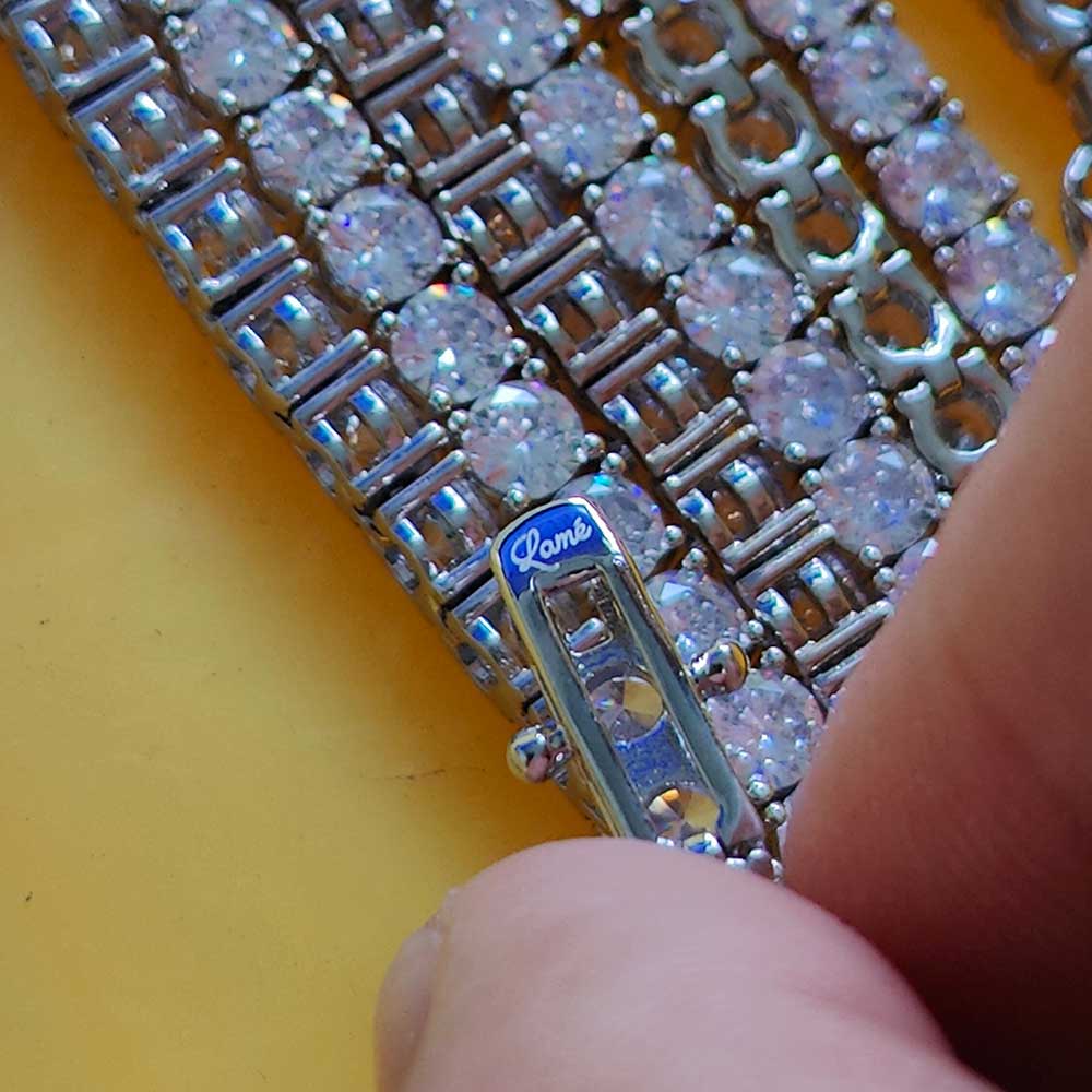 Hip Hop Jewelry 3/4/5/6MM 1 Row Iced Out Tennis Chain Bling CZ Men Diamond Cubic Zirconia Choker Necklace Women Drop Shipping Hip Hop Jewelry 3/4/5/6MM 1 Row Iced Out Tennis Chain Bling CZ Men Diamond Cubic Zirconia Choker Necklace Women Drop Shipping