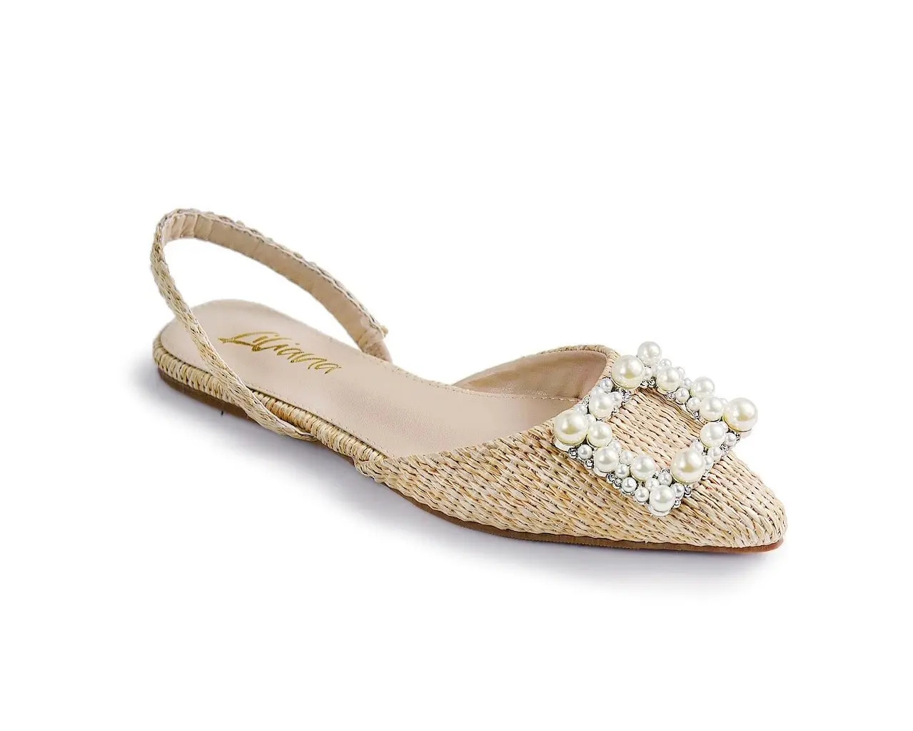 OHANA PEARL SLINGBACK SANDAL (Beige)
