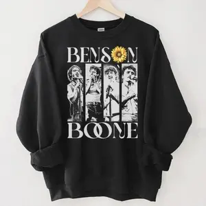 BENSON BOONE VINTAGE SWEATSHIRT, Benson Boone sweatshirt, Benson Boone t-shirt, Vintage collage merch, Music fan apparel, Graphic long sleeve, Graphic short sleeve, Unisex, Streetwear, Gift for Him, Gift for Her