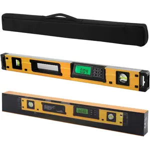 24-Inch Digital Torpedo Level and Protractor |   Neodymium Magnets |   Bright LCD Display |   IP54 Dust/Water Resistant smart level with Carrying Bag
