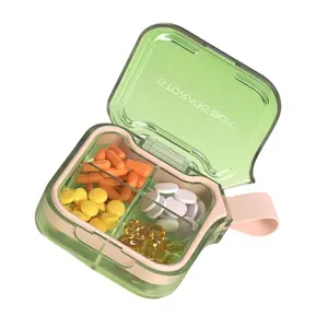 Lightweight Medication Organizer Pills Holder For Traveler And Routine Users