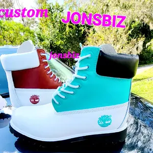 Fashion casual boots waterproof custom Men Hightop