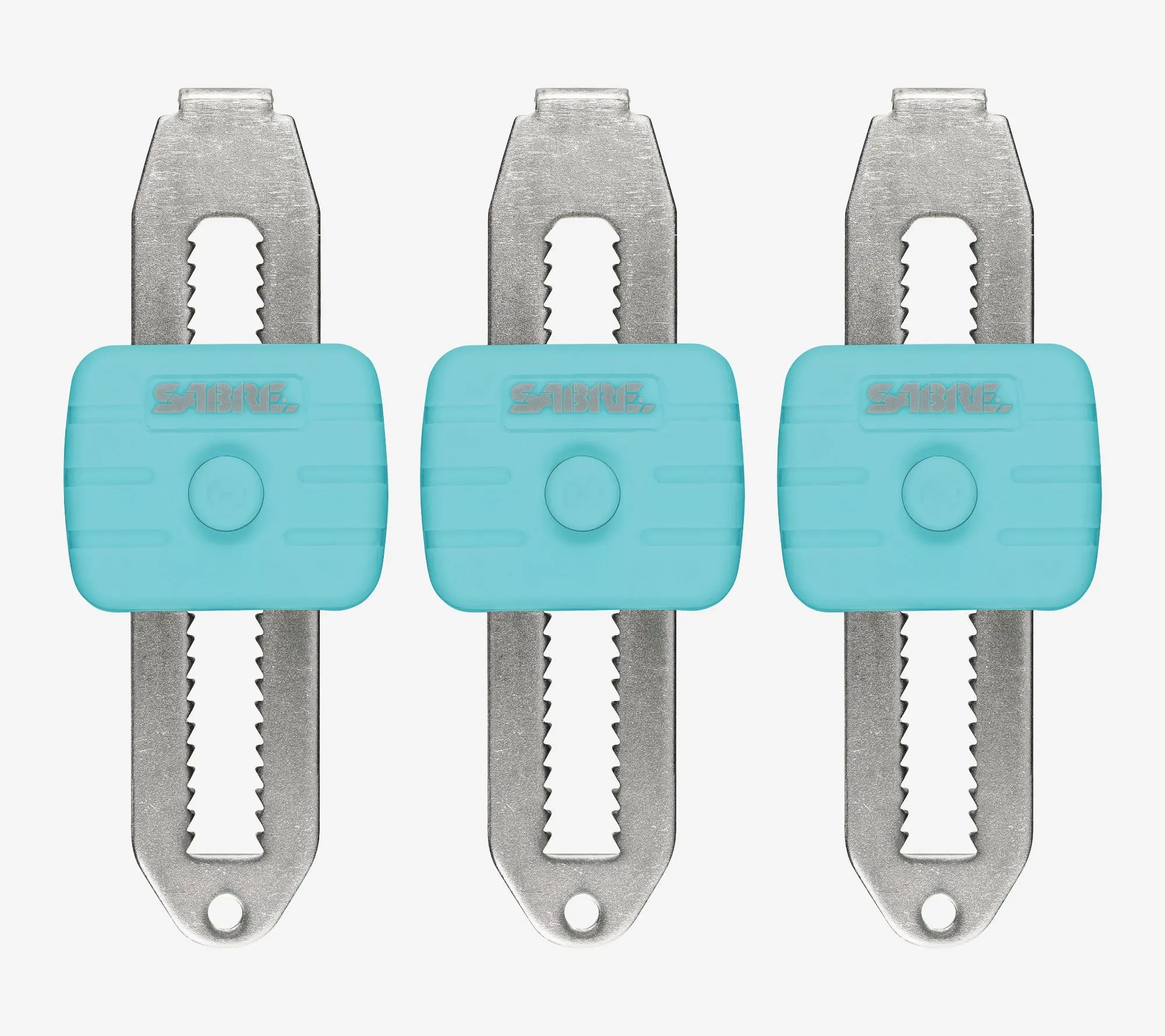 Sabre Set of 3 Compact Travel Door Locks with Gift Boxes