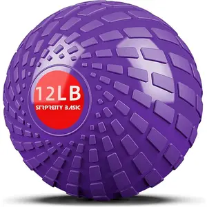 Medicine Ball 12 lbs Slam Ball Weighted Balls for Exercise Strength and Crossfit Workout