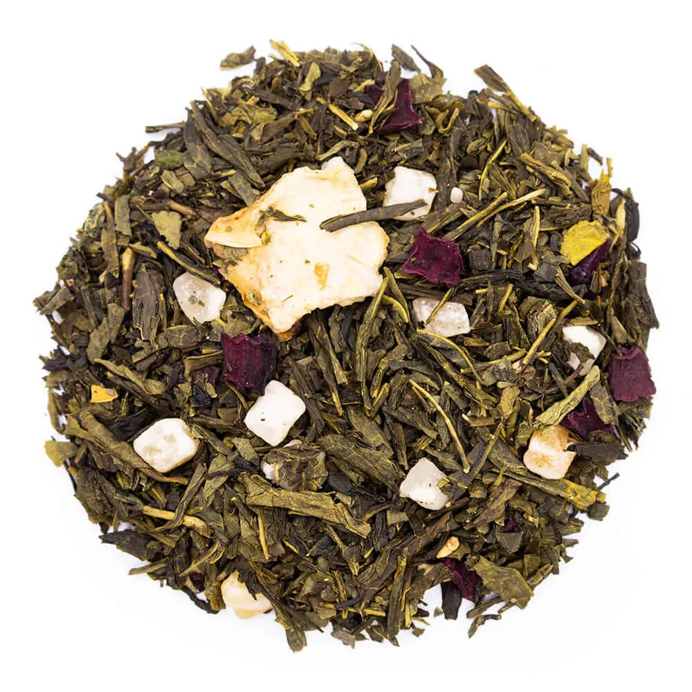 Watermelon Lychee Loose Leaf Green Tea with Honeydew and Beetroot
