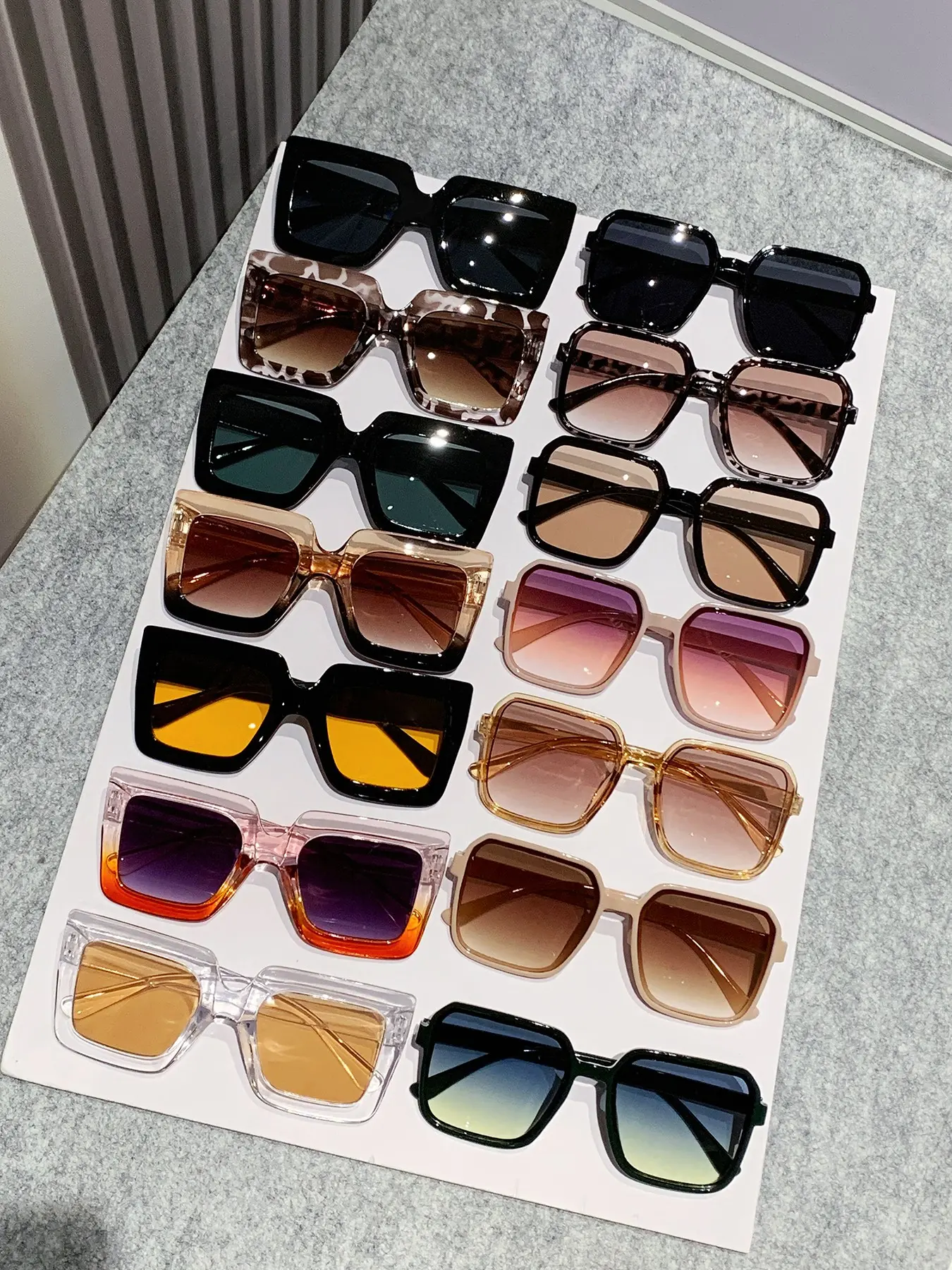 14 Pcs Large Frame Women Sunglasses, Retro Simple Fashion Classic Shades, Trendy Beach Eyewear, Unisex Outdoor Party Vacation Travel Driving Fishing Decor Gift, Street Style Shades, Stylish Sunglasses, Summer Sunglasses, Streetwear Sunglasses