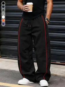 Men's Casual Striped Printed Comfortable Straight-Leg Sports Pants Suitable for Spring and Summer Wear Athleisure Style Bottoms Soft Comfy Sweatpants pantalones para hombre pants for men cargo pants for men