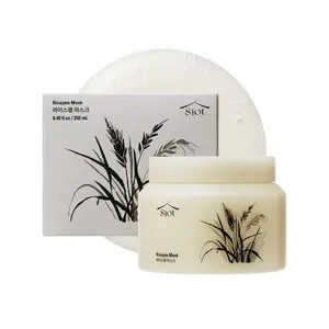 Rice Jam Mask 12.3oz – Korean Icheon Rice Face & Body Mask for Deep Cleansing, Hydrating, & Radiant Skin – Natural Moisturizing & Purifying Skincare, Smooth & Soft Skin Treatment Moisturize Moisture
