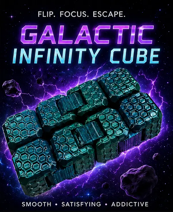 Galactic Infinity Cube Handheld Fidget – Stress Relief