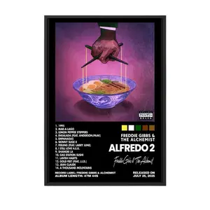 Freddie Gibbs & The Alchemist - Alfredo 2 Album Poster No Frame / Album Cover Poster / Music Gift / Music Wall Decor / Fan Gift / Decor Home