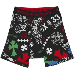 Chrome Hearts Classic Rib Boxer Brief Black/Multicolor