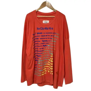 Pre-owned vivienne westwood Cotton Small Leather Goods Anglomania Printed Oversize T Shirt