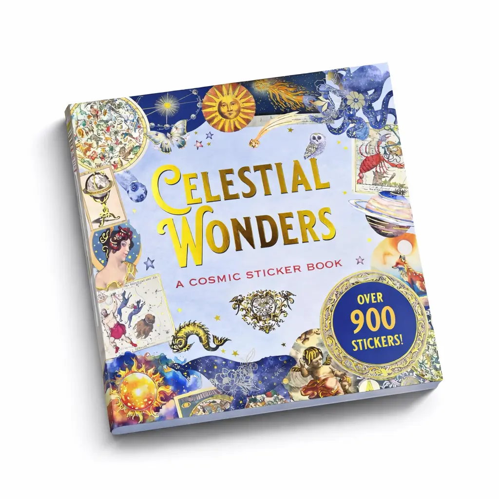 Celestial Wonders Art & Decorative Sticker Book, Over 900 Stickers for DIY Scrapbooking, Toys & Hobbies Craft Supplies, Art Stickers, Decorative Stickers