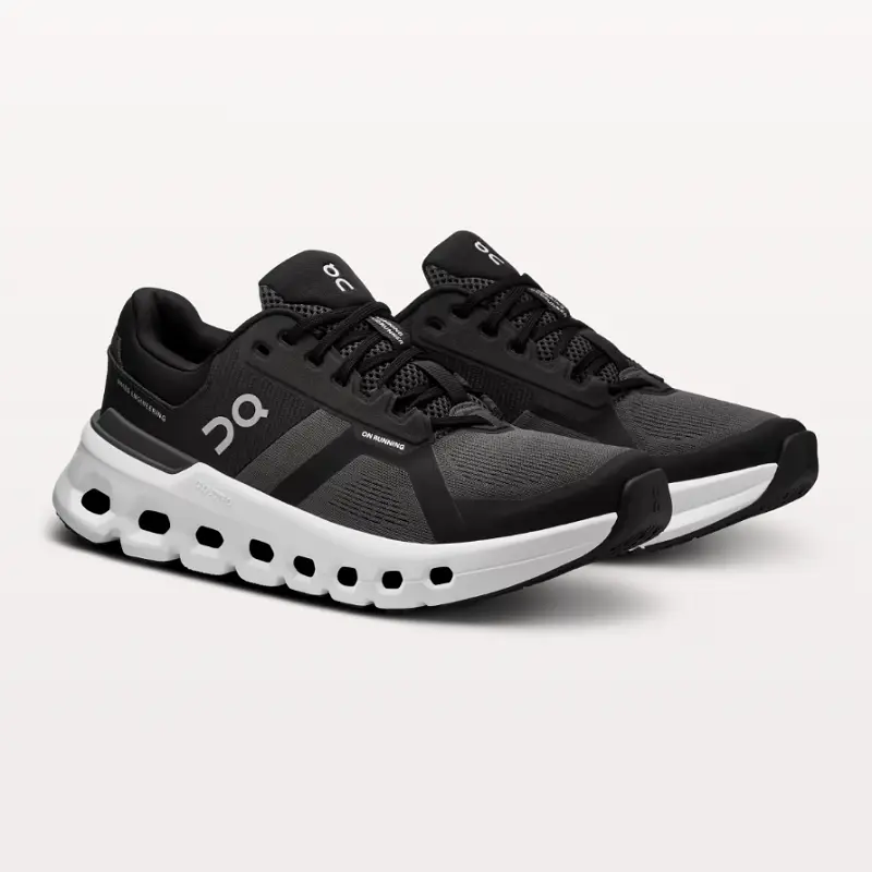 On Women's Cloudrunner 2 Running Shoes, Eclipse & Black - Full Size